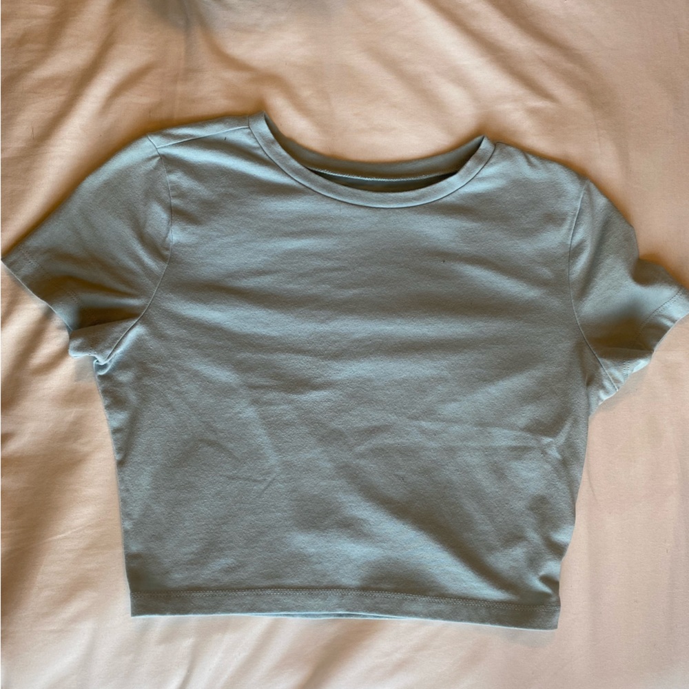Wild Fable Baby blue cropped tank